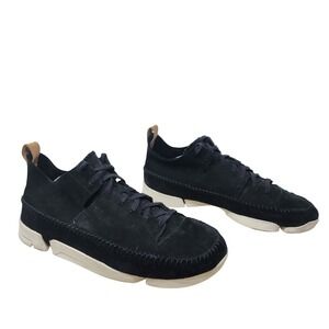 Clarks Originals Trigenic Flex 11.5 Mens Black Nubuck Suede Sneaker Moccasin